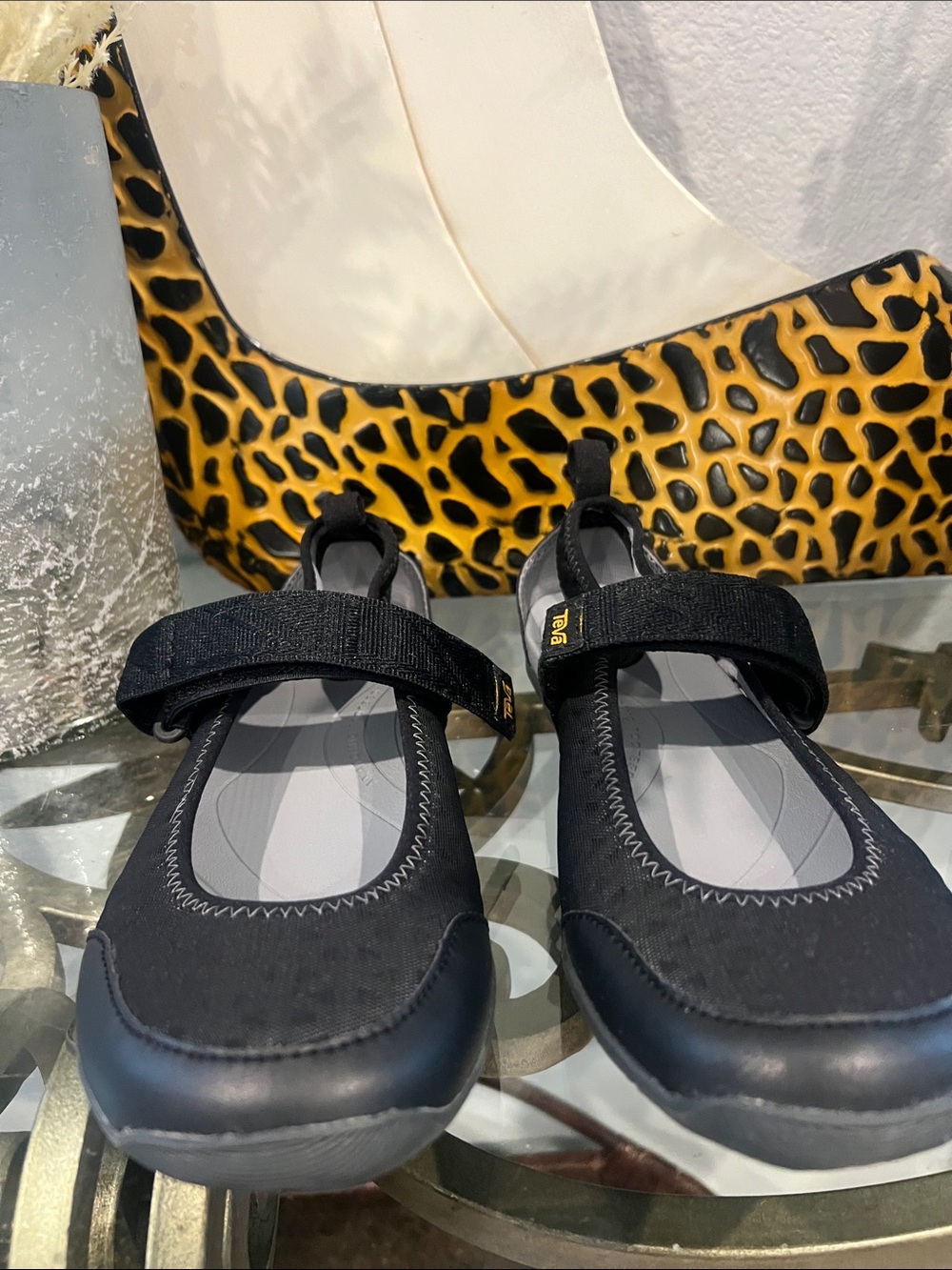 Teva Northwater Gore Strap Mary Jane Water Shoes Black Women’s 8.5